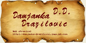 Damjanka Dražilović vizit kartica